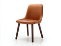 Esszimmerstühle Kunstleder 51 x 57 x 86 cm - Braun-Naturfarben - für Esszimmer und Küche